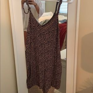 Never worn American eagle cheetah romper